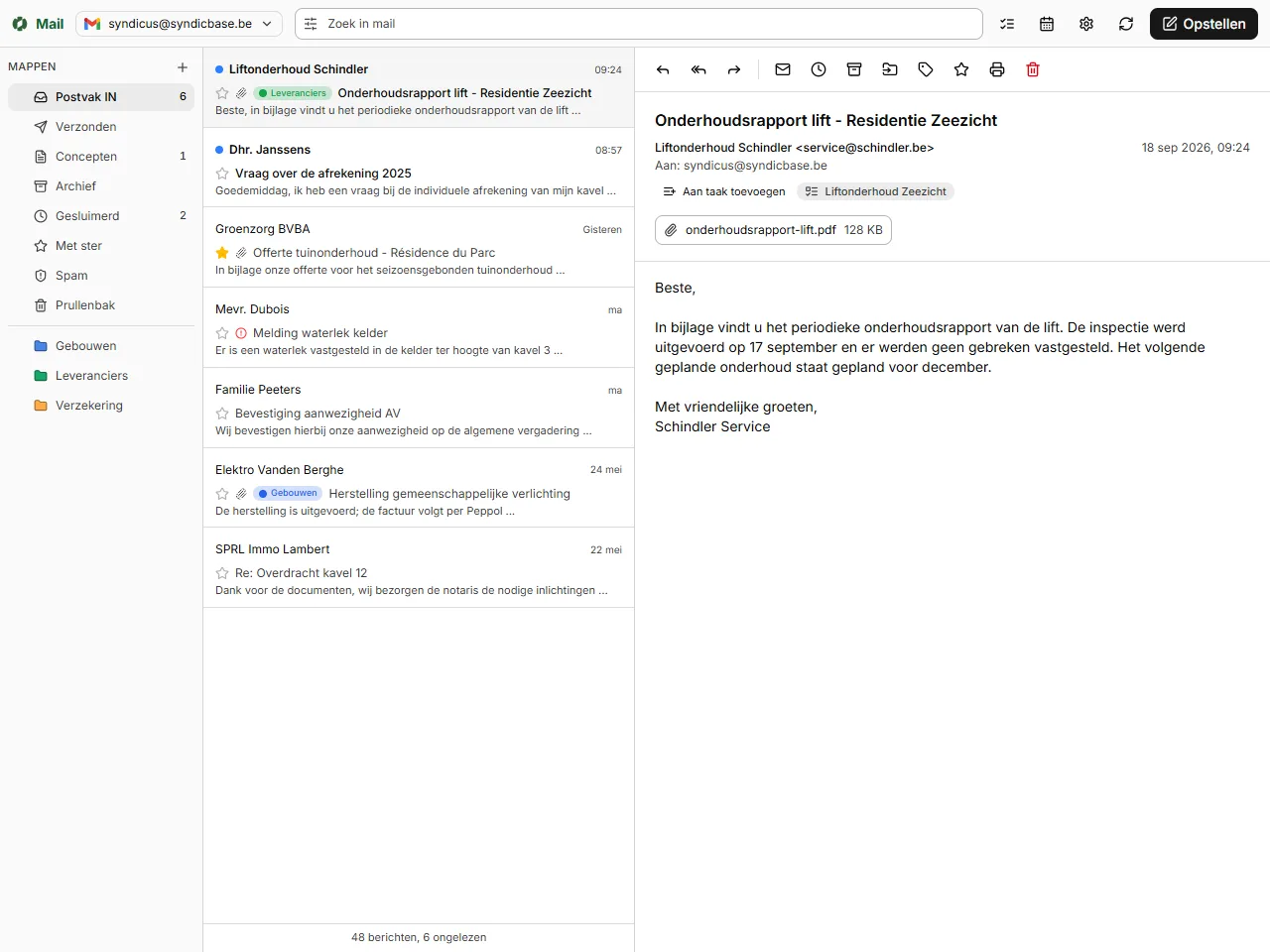Mailclient & agenda