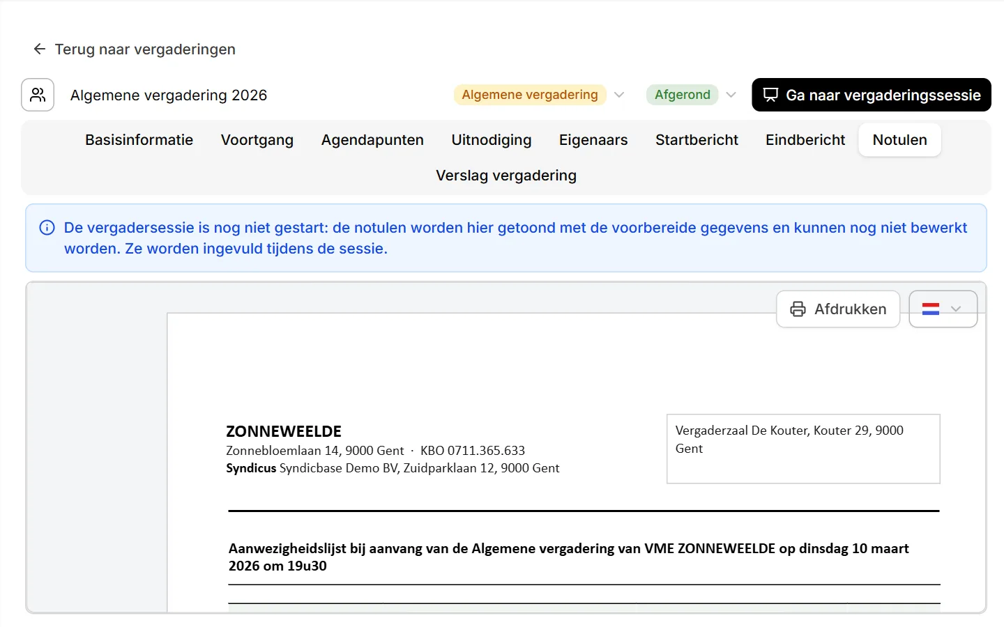 Notulen, samen live opgesteld